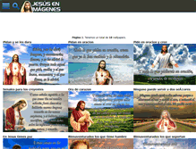 Tablet Screenshot of jesusenimagenes.com